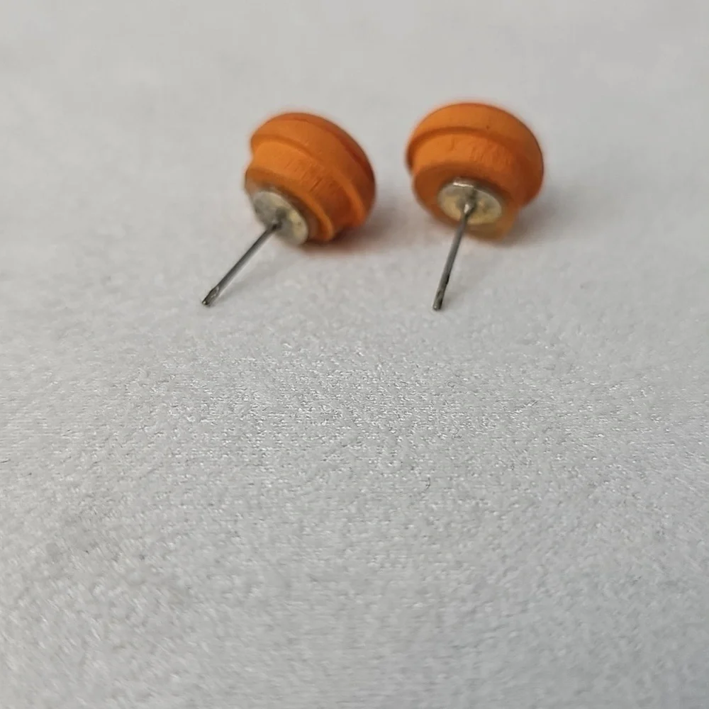 Mini Pumpkin Stud Earrings Halloween Costume‎ Party Novelty Fun